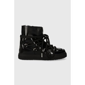 Kožne čizme za snijeg Inuikii Full Leather Naplack boja: crna, 75202-094