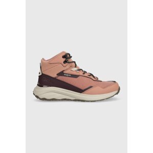 Cipele Jack Wolfskin Dromoventure Texapore Mid za žene, boja: ružičasta