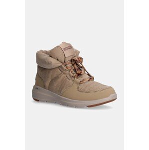 Čizme za snijeg Skechers GLACIAL ULTRA boja: bež