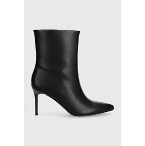 Gležnjače Steve Madden Lyricals za žene, boja: crna, s tankom potpeticom, SM11002592