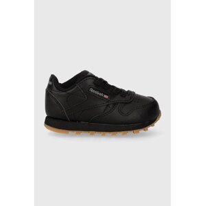 Dječje tenisice Reebok Classic CL LTHR boja: crna