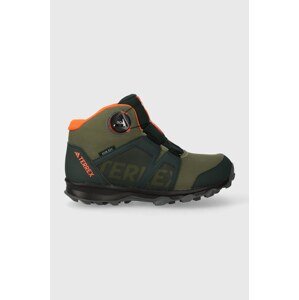 Dječje cipele adidas TERREX TERREX BOA MID R.RD boja: zelena