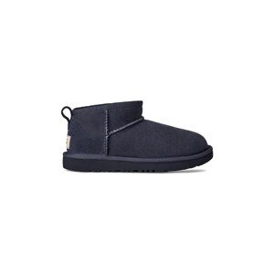 Dječje cipele za snijeg od brušene kože UGG KIDS CLASSIC ULTRA MINI boja: siva, 1130750K