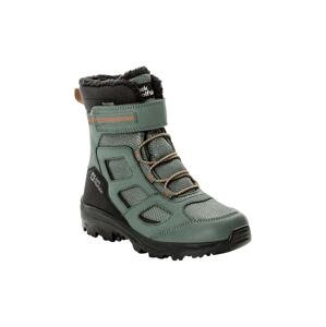 Dječje zimske čizme Jack Wolfskin VOJO WT TEXAPORE HIGH boja: zelena