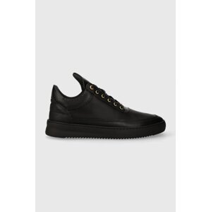 Kožne tenisice Filling Pieces Low Top Aten boja: crna, 10126591847