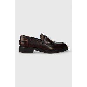 Kožne mokasinke Vagabond Shoemakers ALEX M za muškarce, boja: bordo, 5366.104.43