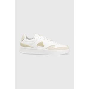 Kožne tenisice adidas KANTANA boja: bijela