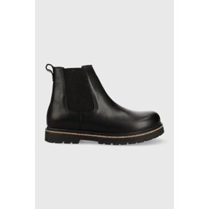Kožne gležnjače Birkenstock Highwood za muškarce, boja: crna, 1025764