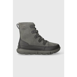Kožne cipele Sorel EXPLORER NEXT BOOT WP 10 za muškarce, boja: siva, 2058921052