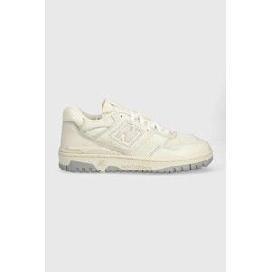 Kožne tenisice New Balance BB550PWD boja: bež