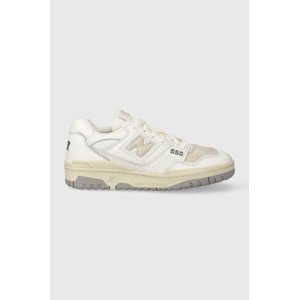 Kožne tenisice New Balance BB550PWG boja: bijela