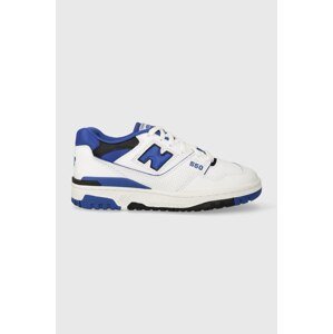 Kožne tenisice New Balance BB550SN1 boja: bijela