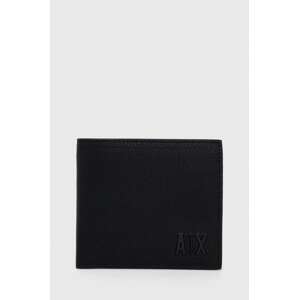 Kožni novčanik Armani Exchange za muškarce, boja: crna, 958098 3F892