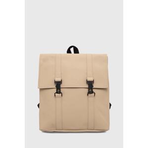 Ruksak Rains 13310 Backpacks boja: bež, veliki, bez uzorka