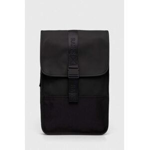 Ruksak Rains 14300 Backpacks boja: crna, veliki, bez uzorka
