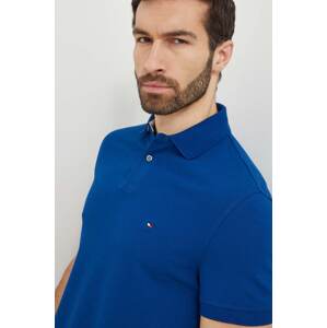 Polo majica Tommy Hilfiger boja: tamno plava, s uzorkom, MW0MW17770