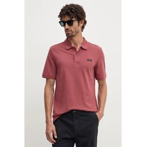 Polo majica Calvin Klein za muškarce, boja: narančasta, bez uzorka, K10K111196