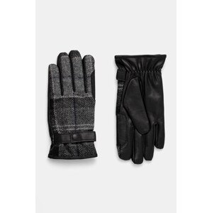 Rukavice s primjesom vune Barbour boja: siva