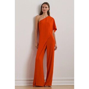 Kombinezon Lauren Ralph Lauren boja: tamno plava, s okruglim izrezom, 253909456