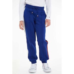 Dječji donji dio trenirke Tommy Hilfiger boja: tamno plava, s aplikacijom