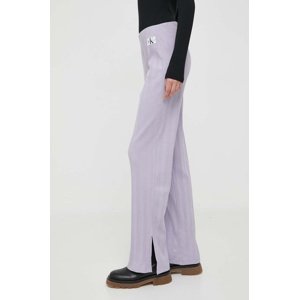 Donji dio trenirke Calvin Klein Jeans boja: ljubičasta