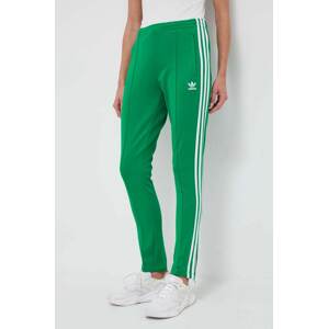 Donji dio trenirke adidas Originals Adicolor Classics SST boja: zelena, s aplikacijom, IK6601