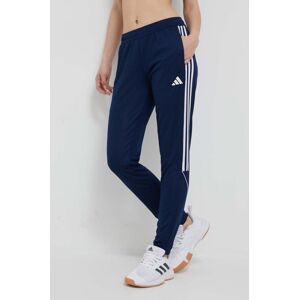 Hlače za trening adidas Performance Tiro 23 League boja: tamno plava, s aplikacijom