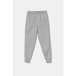 Dječji donji dio trenirke Under Armour UA Rival Fleece boja: siva, bez uzorka