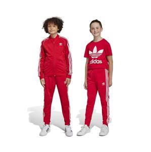 Dječji donji dio trenirke adidas Originals boja: crvena, s uzorkom