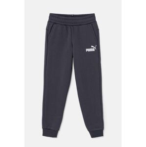 Dječji donji dio trenirke Puma ESS Logo Pants FL cl B boja: siva, s tiskom