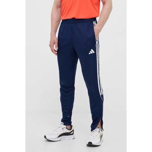 Hlače za trening adidas Performance Tiro 23 boja: tamno plava, s aplikacijom