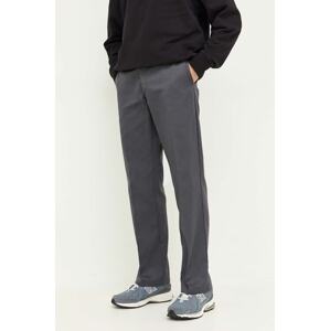 Hlače Dickies 874 za muškarce, boja: siva, ravni kroj