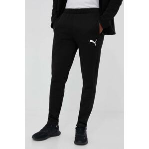 Hlače za trening Puma EVOSTRIPE boja: crna, s tiskom, 585814
