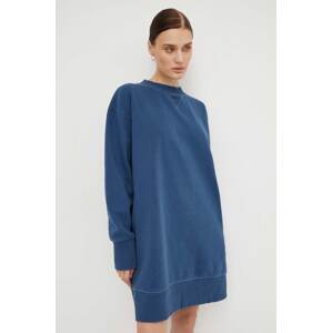 Haljina G-Star boja: tamno plava, mini, oversize