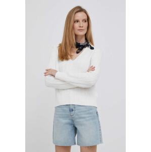Pulover s dodatkom vune Tommy Hilfiger za žene, boja: bež