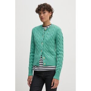 Vuneni kardigan Polo Ralph Lauren boja: zelena, 211910443