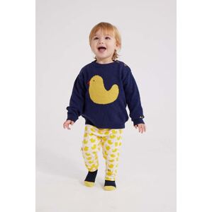 Pulover za bebe Bobo Choses boja: tamno plava