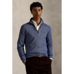 Pamučni pulover Polo Ralph Lauren boja: crna, lagane, s poludolčevitom, 710932304