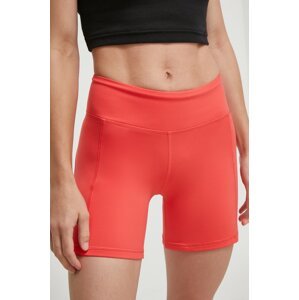 Kratke hlače za trening Reebok LUX COLLECTION boja: ružičasta, bez uzorka, srednje visoki struk