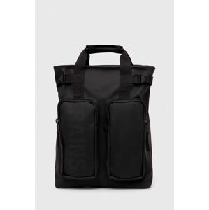 Ruksak Rains 14240 Weekendbags boja: crna, veliki, bez uzorka
