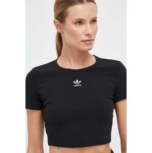 Majica kratkih rukava adidas Originals za žene, boja: crna