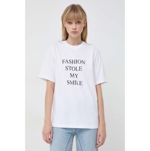 Pamučna majica Victoria Beckham boja: bijela, 1322JTS004130A