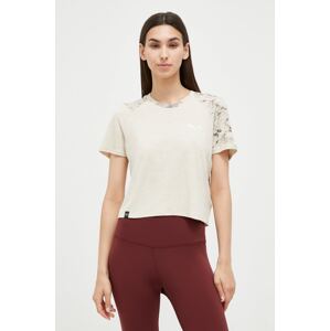 Sportska majica kratkih rukava Salewa Lavaredo Hemp boja: bež, 00-0000028549