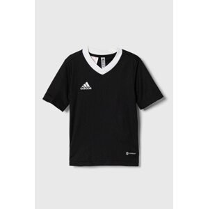 Dječja majica kratkih rukava adidas Performance ENT22 JSY Y boja: crna, s aplikacijom