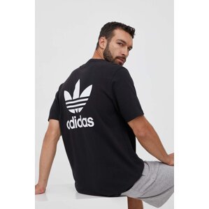 Pamučna majica adidas Originals Classics Back+Front Trefoil boja: crna, s tiskom, II5760