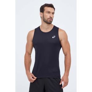 Majica kratkih rukava za trčanje Asics Core boja: crna