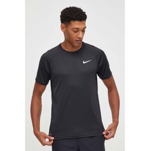 Majica kratkih rukava za trening Nike boja: crna, bez uzorka