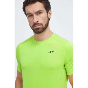 Majica kratkih rukava za trening Reebok Activchill boja: zelena, bez uzorka