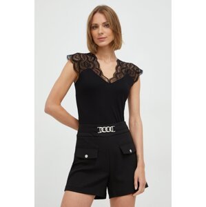 Bluza Morgan DELO za žene, boja: crna, glatka
