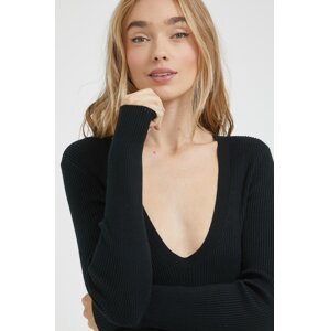 Pulover Abercrombie & Fitch za žene, boja: crna
